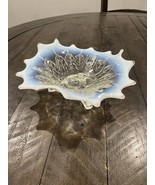 Northwood Leaf and Beads White Opalescent Novelty Bowl with Branch Feet ... - $44.54