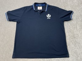 Scotland Rugby Heritage Polo Shirt Men XXL Blue White Short Sleeve Natio... - $29.69