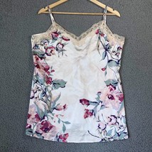 In Bloom Womens Large White Floral Coquette Slip Cami Fairy Lagen Tank T... - £18.77 GBP