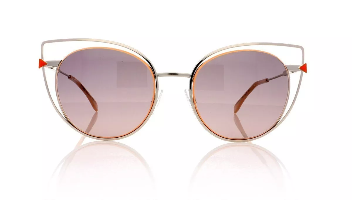 FENDI FF0176S Palladium Pink Cat Eye Sunglasses FF 0176S - $125.00