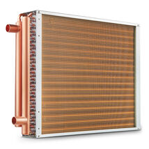 VEVOR Heat Exchanger Water, 18"x 20" with 3-Row 3/8" Copper Ports, 242 A... - $146.99