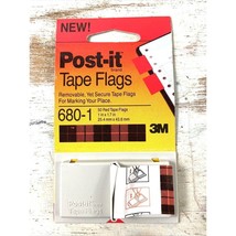 Red Post-it Tape Flags New in Package 7 Packs Of 50) Sticky Marker Tabs 350 - $20.57