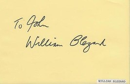 William Blezard Signed Vintage Album Page composer - $29.69