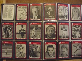 Complete Set 1990 Arizona Wildcats Collegiate Cards-125-ex/mt in pages - £7.86 GBP