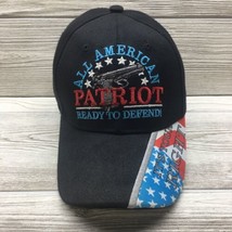Baseball Cap All American Patriot Ready To Defend Snapback Hat - £6.93 GBP