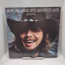 HANK WILLIAMS JR. - GREATEST HITS - 1982 VINYL VTG &quot;Record Club Edition&quot; - £11.04 GBP