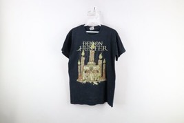 Vintage Y2K Mens Small Faded Stronger Than Hell Tour Demon Hunter Band T-Shirt - £27.36 GBP