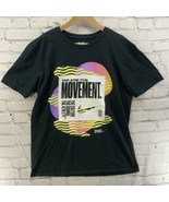 The Nike Tee Sz L Black We Are The Movement Athletic Cut Decal - $19.79