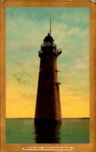 Boston Massachusetts MA Harbor-  Minot&#39;s Light Lighthouse 1911 postcard BK63 - £4.77 GBP