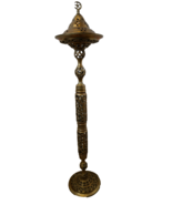 Vintage Tall Brass Incense Burner / Islamic Minaret Style Stand – Ornate... - €170,69 EUR