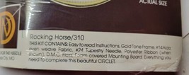 Designs for the Needle Counted Cross Stitch Circlet Kit Rocking Horse #310 - £7.90 GBP