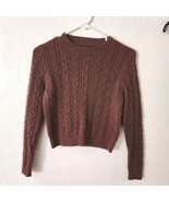 Love Tree Women&#39;s Crewneck Pullover Sweater  Brown size S - $231.49 MXN