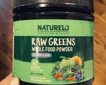 NATURELO Raw Greens Superfood Powder - Wild Berry Flavor - 60 Servings - £33.09 GBP