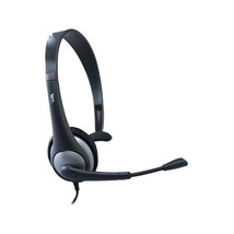 CYBER ACOUSTICS AC-104 AC-104 MONO HEADSET WITH BOOM MIC LEATHERETTE SIN... - $39.14