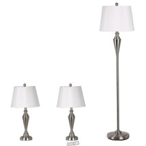 Adesso Glendale 59.5 in. Steel Floor Lamp Bonus Pack - £75.70 GBP