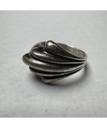 Cellini Shell Pattern Sterling Silver .925 Art Deco Modernist Ring Size ... - $553.99 MXN