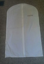 Vintage Chicos White Plastic Suit Clothes Protective Closet Cover Bag Zi... - £10.17 GBP