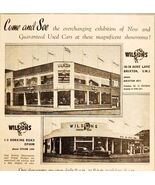 1957 Wilson&#39;s Car Dealer Showroom London Import Advertisement Autocar DWPP1 - $42.03 CAD