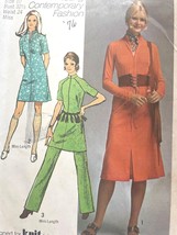 Simplicity Sewing Pattern 9155 Pants Dress KNITS Misses Size 10 - £7.16 GBP
