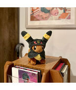 Pokemon Eevee Plush Toy 8&quot; with Removable Umbreon Cosplay Poncho Hoodie - $12.90
