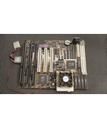 Vintage SiS 85C496/497 4DPS Ver.2.1 Motherboard With CPU - $186.42 CAD