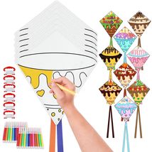 Diy Bulk Kites- Easy To Fly Kites For Toddlers &amp; Kids &amp; Adults-Birthday Summer P - £19.69 GBP