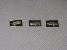 Lot 3 Vintage Miniature Silver Ingot 925/1000 f75 John Pinches 100 Greatest Cars - £24.92 GBP