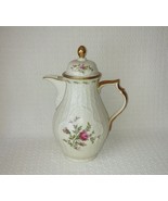 Rosenthal Sanssouci BARBARA Pink Rose Porcelain Coffee Pot Germany - $135.38 CAD