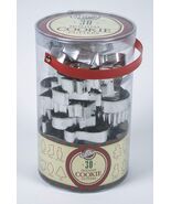 WILTON 30 PC HOLIDAY METAL COOKIE CUTTER SET CHRISTMAS TRAIN SNOWMAN BEL... - €12,65 EUR