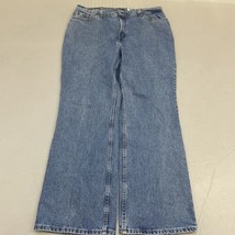 VTG Levis 517 Jeans Womens Sz 20M Boot Cut Medium Wash Blue Denim 38.5x31.5 -90s - £31.13 GBP