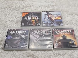 Lot PS3 Playstation 3 Games Call Of Duty Black Ops II III Ghosts Battlefield 3 4 - £16.93 GBP