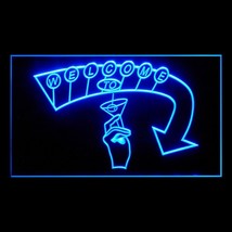 170162B Welcome to Bar Relax Pub Whiskey Dining Guest Interactive LED Light Sign - £17.72 GBP