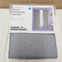 Room Essentials Room Darkening Curtain Gray 42&quot;x84&quot; Single Panel - £14.43 GBP