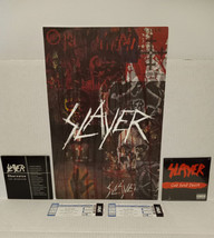 SLAYER &quot;SEND US DEATH&quot; CD + POSTER+UBERNOISE CD + PROMO TICKETS - FREE S... - £59.76 GBP