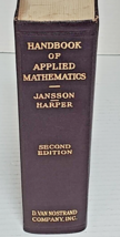 Handbook of Applied Mathematics By Martin E Jansson Harper Second Edition 1936 - £15.70 GBP