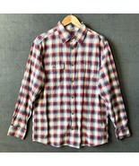 Orvis Plaid Crushed Herringbone Active Fit Shirt Long Sleeve - Men&#39;s Size M - €21,91 EUR