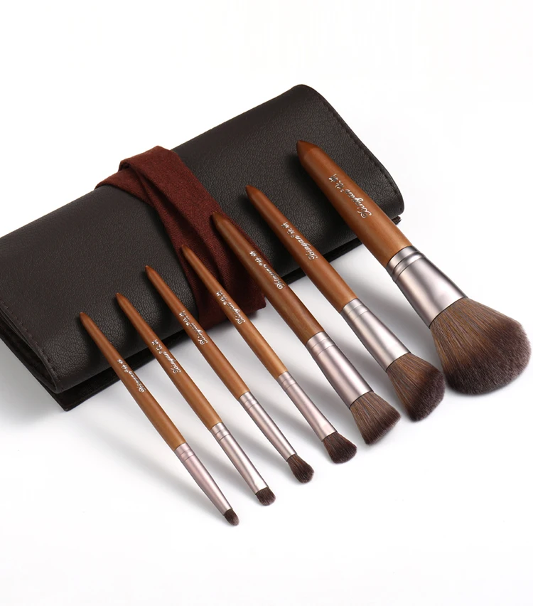 Up brushes set flame brush eye shadow foundation cosmetic powder blending make up brush thumb200