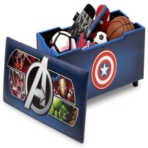 Marvel Avengers Upholstered Storage Bench for Kids by Delta Children - £70.26 GBP