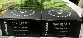 Mad Rabbit Tattoo Care ENHANCE Balm Cream Aftercare Vanilla And Coconut ... - £22.05 GBP