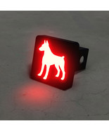 Doberman Pinschers Silhouette LED Hitch Cover - Brake Light - $69.95