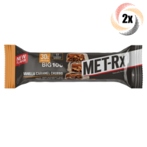 4x Bars MET-Rx Big 100 Vanilla Caramel Churro Meal Replacement Energy Bar 3.52oz - £18.26 GBP