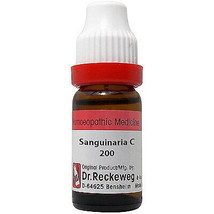 Dr. Reckeweg Sanguinaria Canadensis 200 CH (11ml) HOMEOPATHIC REMEDY  - £9.46 GBP