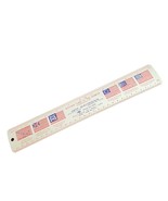 12&quot; RULER HISTORIC USA FLAGS Hart Electronics Allentown PA - $14.54