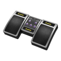 Wireless Page Turner Pedal For Tablets And Phones Rechargeable, Silver - £93.56 GBP