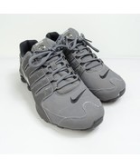 Nike Shox NZ Shoes Men&#39;s 8 Dark Gray Grey Suede Leather Running 378341-059 - £71.43 GBP