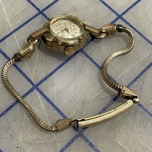 Vintage fleurier Cocktail Watch For Parts / Repair  10k RGP Bezel 23 Jewel - $23.99