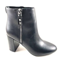Nine West Take Black Leather High Heel Ankle Bootie - £76.51 GBP