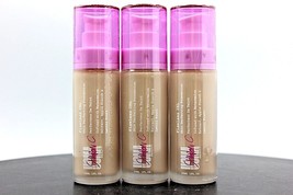 3 Pack! Uoma by Sharon C Flawless IRL Skin Perfecting Foundation, White Pearl T4 - £13.01 GBP