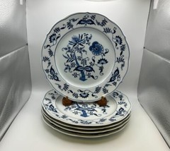 Set of 5 BLUE DANUBE Dinner Plates Made in Japan - $159.99