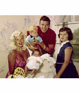 Jayne Mansfield family portrait children in nursery 11x14 Photo - $20.45 CAD